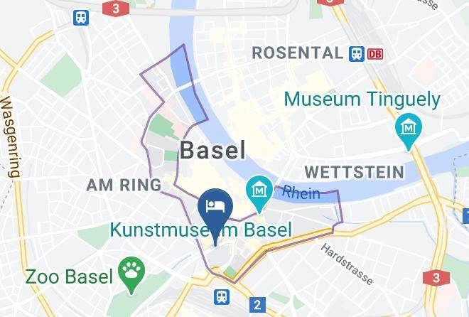 Radisson Blu Hotel Basel Map