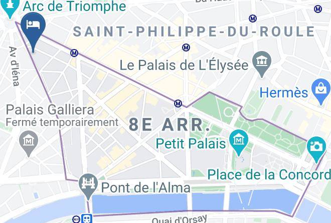 Paris - Radisson Blu Hotel Champs Elysees Paris Maps