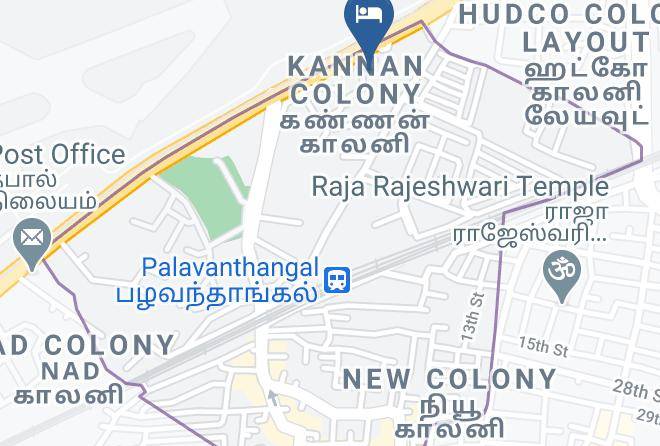 Chennai - Radisson Blu Hotel Chennai Maps