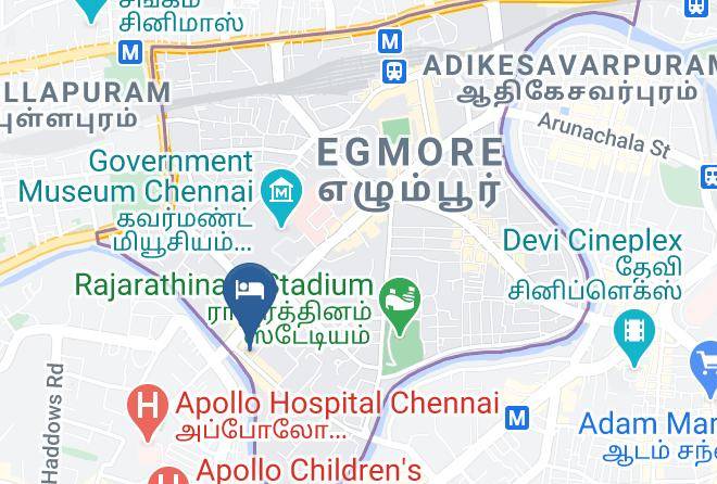 Chennai - Radisson Blu Hotel Chennai City Centre Maps