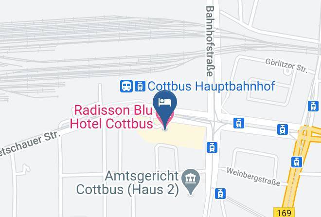 Cottbus - Radisson Blu Hotel Cottbus Maps