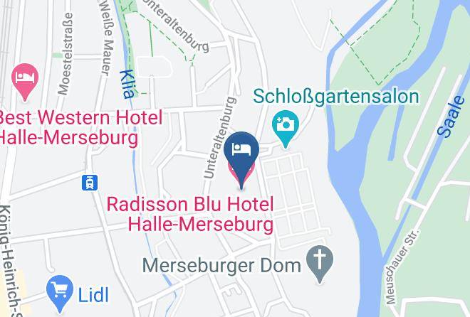 Radisson Blu Hotel Halle Merseburg Map