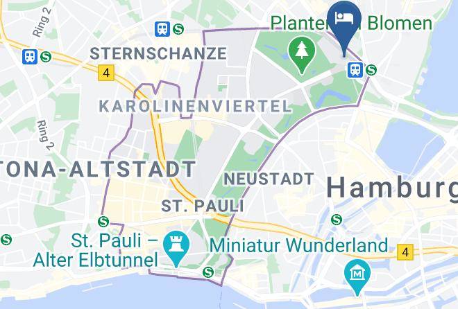 Stadt Hamburg - Radisson Blu Hotel Hamburg Maps