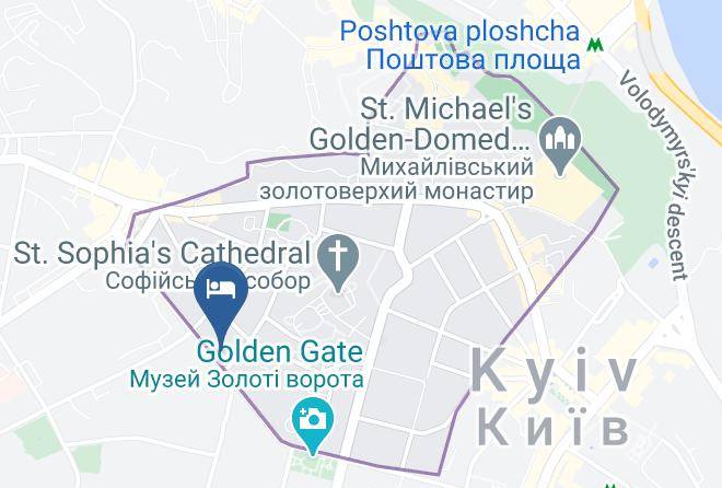 Kyiv - Radisson Blu Hotel Kyiv City Centre Maps