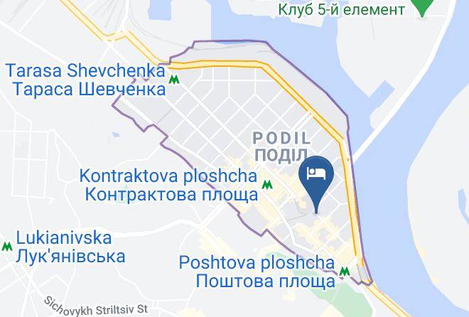 Kyiv - Radisson Blu Hotel Kyiv Podil City Centre Maps