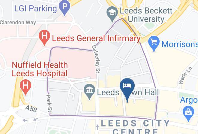 Leeds - Radisson Blu Hotel Leeds City Centre Maps