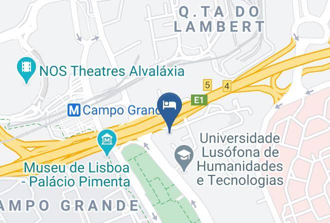 Radisson Blu Hotel Lisbon Map