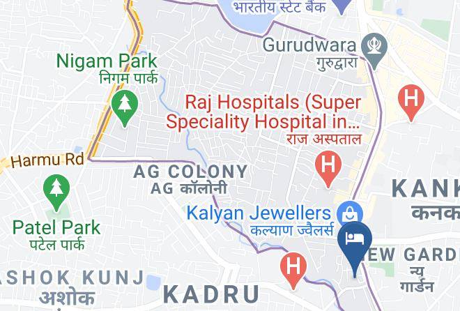 Ranchi - Radisson Blu Hotel Ranchi Maps