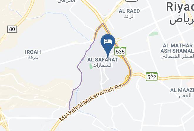 Radisson Blu Hotel & Residence Riyadh Diplomatic Quarter Map