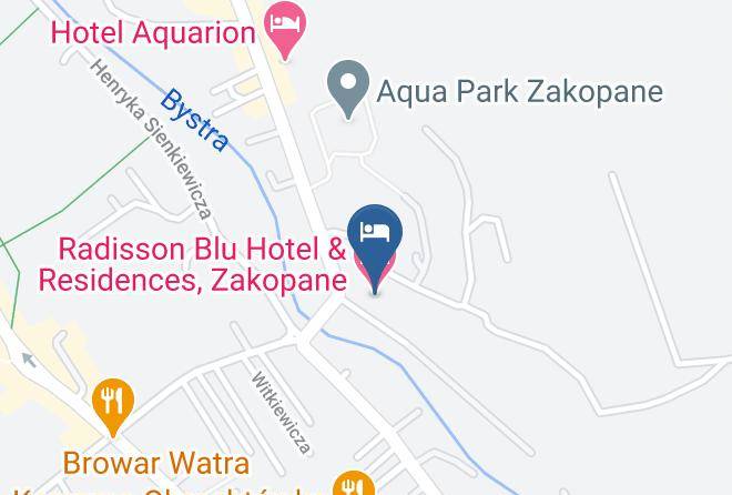 Tatrzanski - Radisson Blu Hotel & Residences Zakopane Maps
