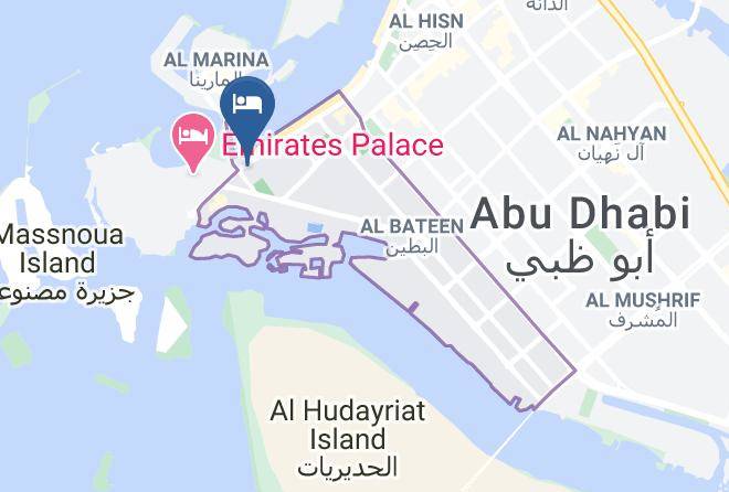 Radisson Blu Hotel & Resort Abu Dhabi Corniche Map