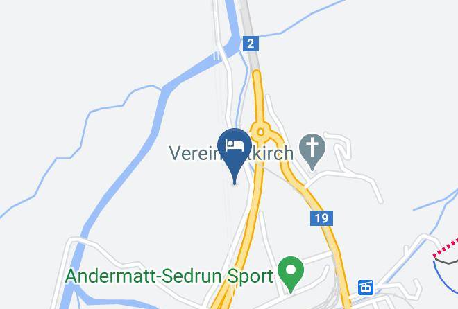 Radisson Blu Hotel Reussen Andermatt Map