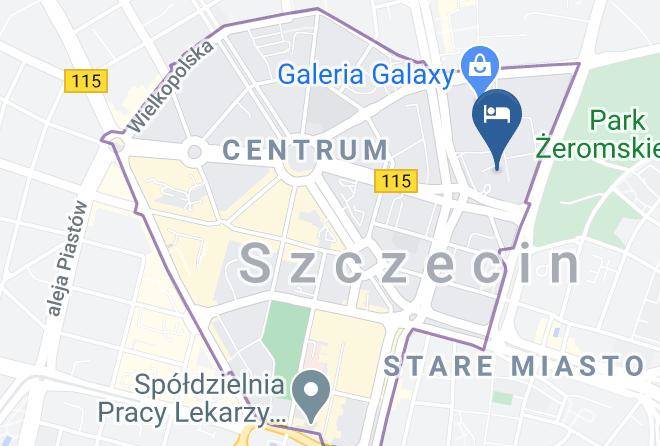 Radisson Blu Hotel Szczecin Map
