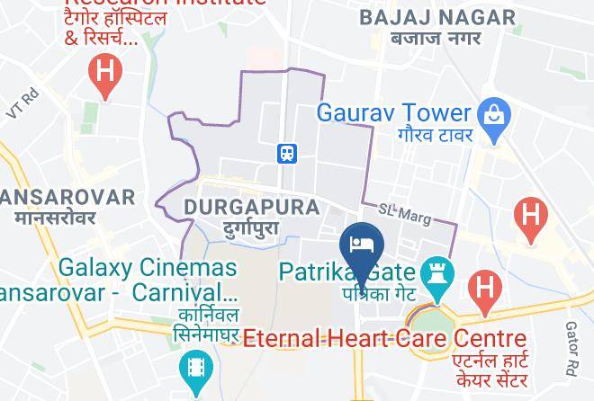 Jaipur - Radisson Blu Jaipur Maps