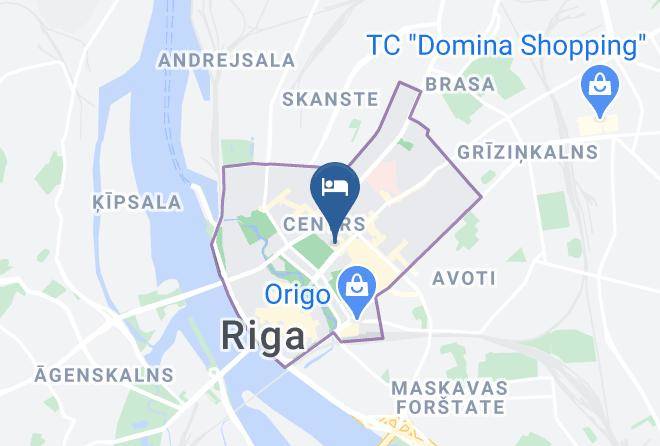 Radisson Blu Latvija Conference & Spa Hotel Riga Map