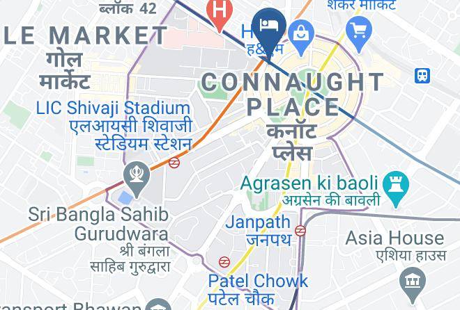 New Delhi - Radisson Blu Marina Hotel Connaught Place Maps