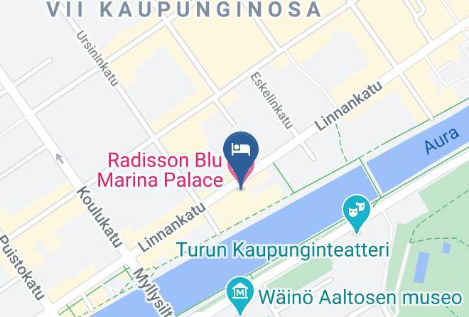 Turku - Radisson Blu Marina Palace Hotel Turku Maps