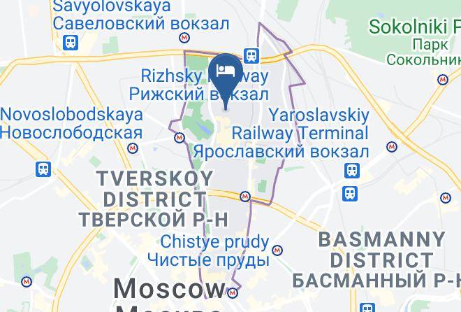Radisson Blu Olympiyskiy Hotel Moscow Map