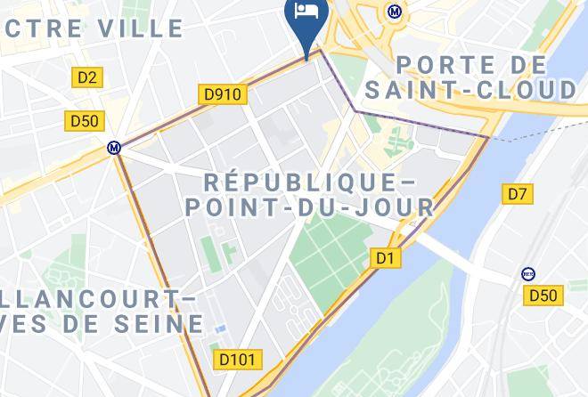 Hauts De Seine - Radisson Blu Hotel Paris Boulogne Maps