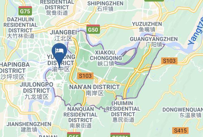 Nan An District - Radisson Blu Plaza Hotel Chongqing Maps