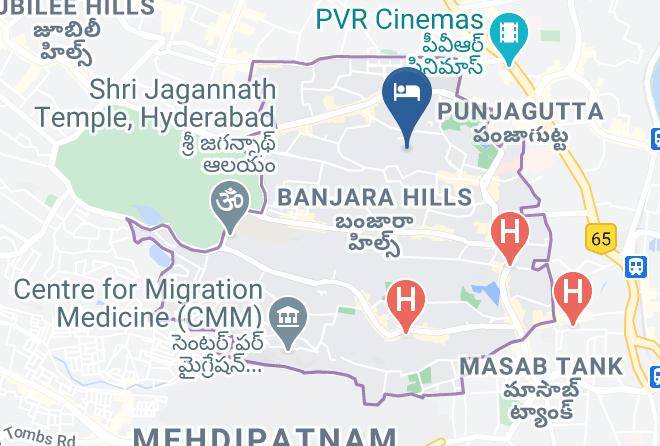 Hyderabad - Radisson Blu Plaza Hotel Hyderabad Banjara Hills Maps