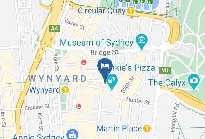 Sydney - Radisson Blu Plaza Hotel Sydney Maps