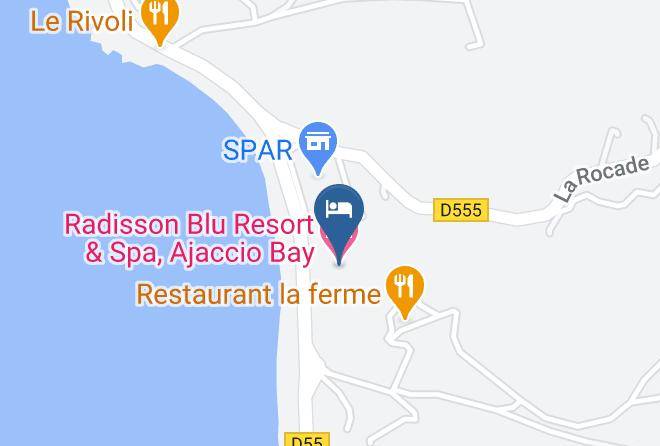 Southernsica - Radisson Blu Resort & Spa Ajaccio Bay Maps