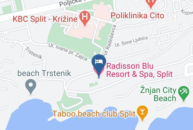 Split - Radisson Blu Resort & Spa Split Maps