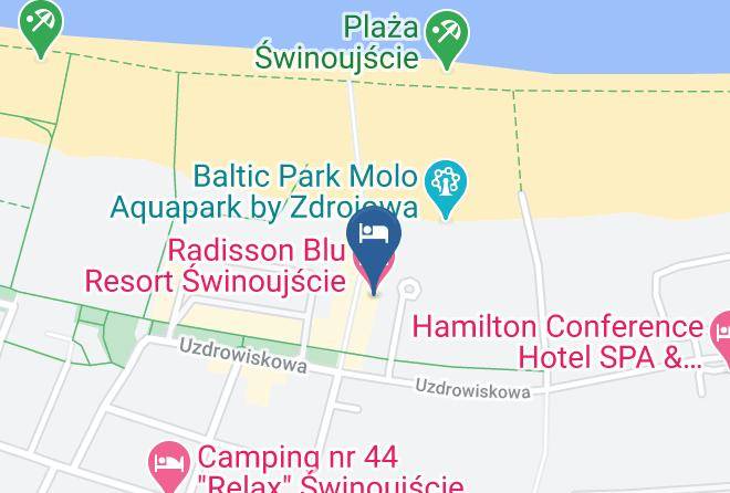 Swinoujscie - Radisson Blu Resort Swinoujscie Maps