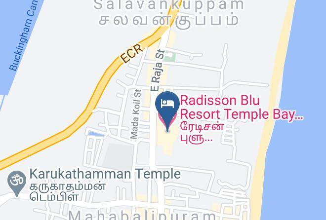 Mamallapuram - Radisson Blu Resort Temple Bay Mamallapuram Maps