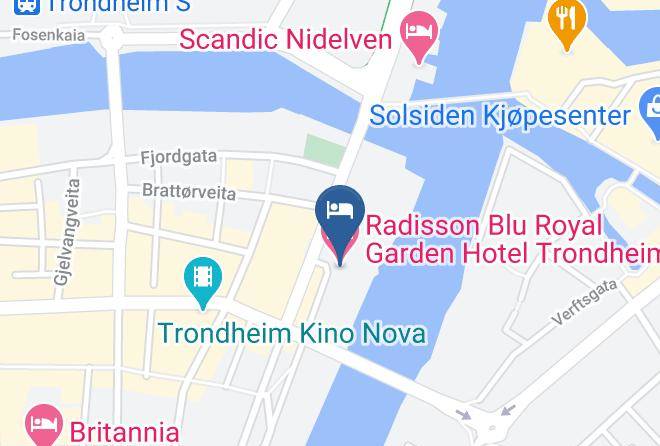 Trondheim - Radisson Blu Royal Garden Hotel Trondheim Maps