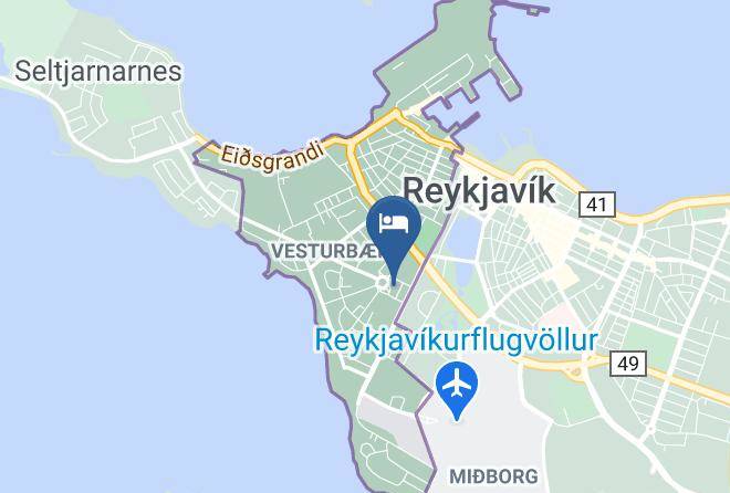 Radisson Blu Saga Hotel Reykjavik Map