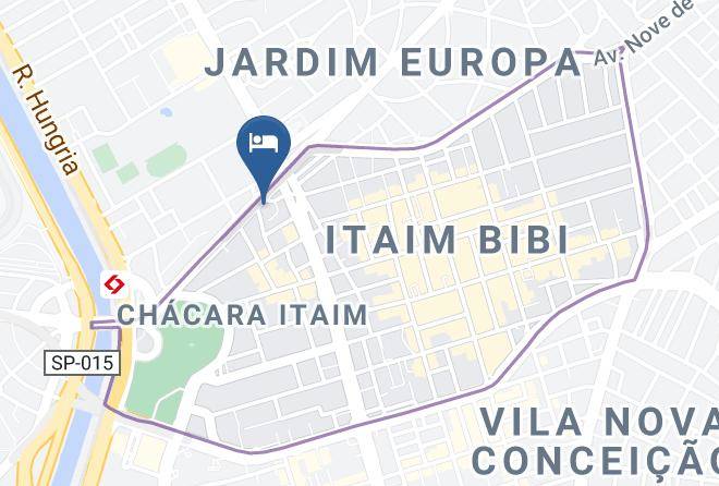 Radisson Blu Sao Paulo Map