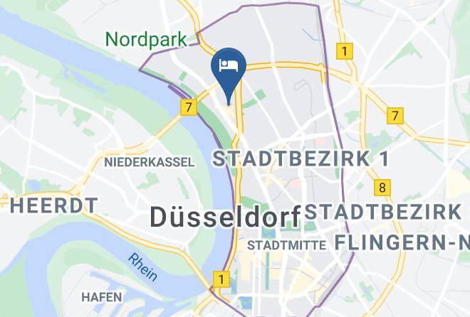 Dusseldorf - Radisson Blu Scandinavia Hotel Maps