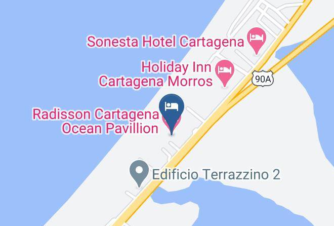 Cartagena De Indias - Radisson Cartagena Ocean Pavillion Hotel Maps