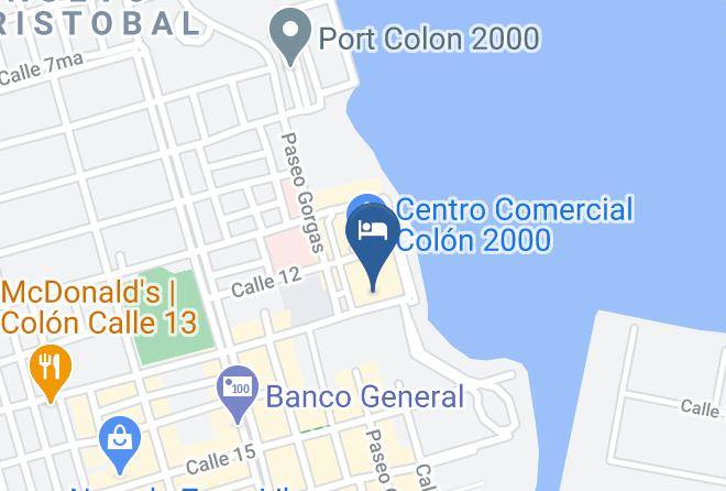 Barrio Sur - Radisson Colon 2000 Hotel & Casino Maps