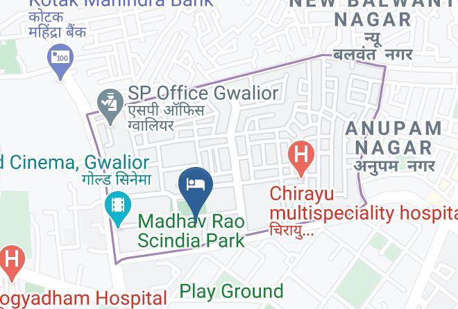 Radisson Gwalior Map