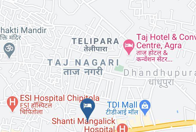 Radisson Hotel Agra Map