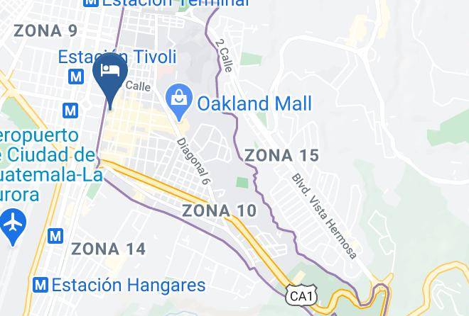 Guatemala - Radisson Hotel And Suites Guatemala City Maps