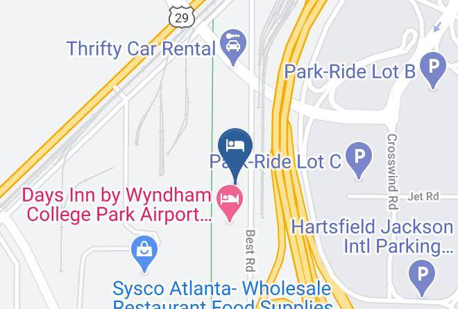 Fulton - Radisson Hotel Atlanta Airport Maps