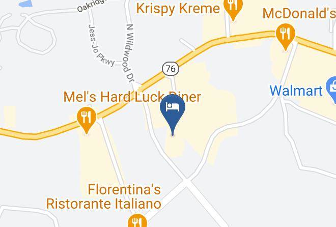 Radisson Hotel Branson Map