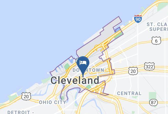 Cuyahoga - Holiday Inn Express Cleveland Downtown Maps
