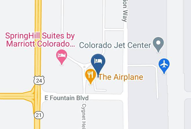 El Paso - Radisson Hotel Colorado Springs Airport Maps