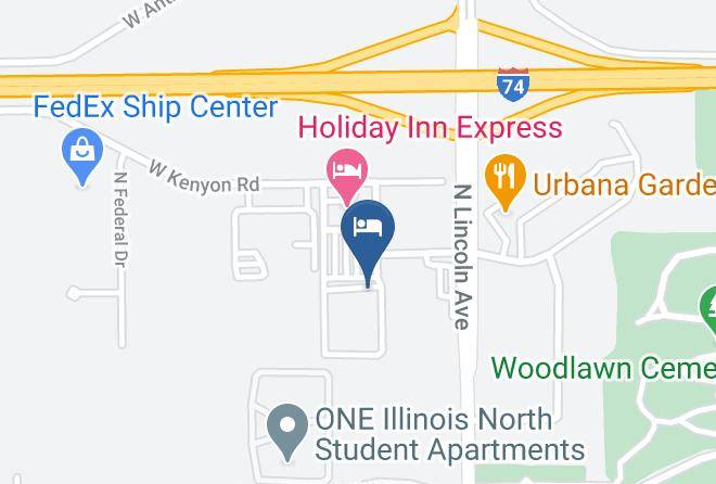 Champaign - Radisson Hotel & Conference Center Champaign Urbana Maps