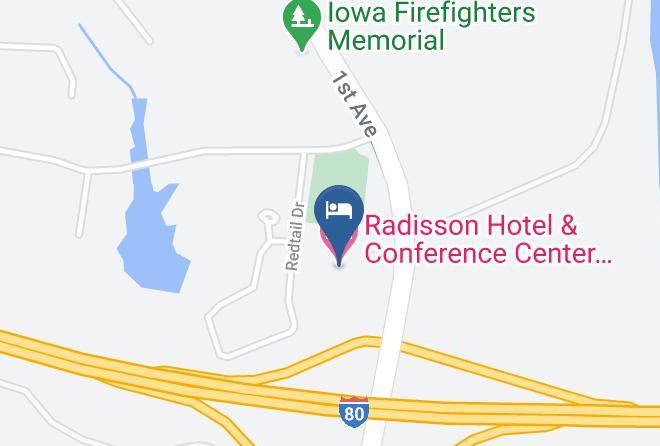Radisson Hotel & Conference Center Coralville Iowa City Map