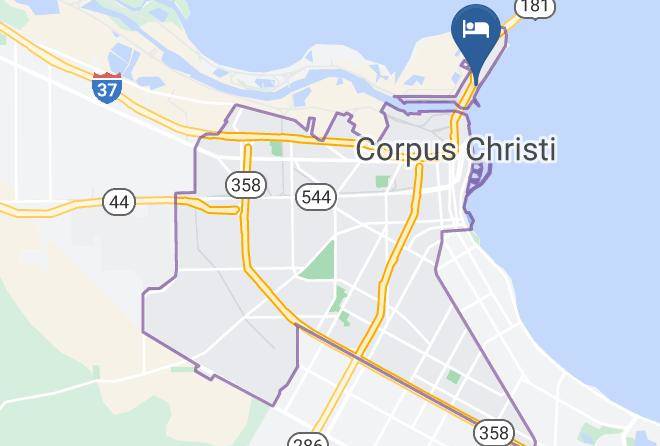 Nueces - Radisson Hotel Corpus Christi Beach Maps