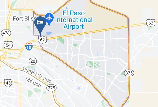 El Paso - Radisson Hotel El Paso Airport Maps