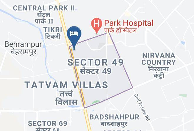 Radisson Hotel Gurugram Sohna Road City Center Map