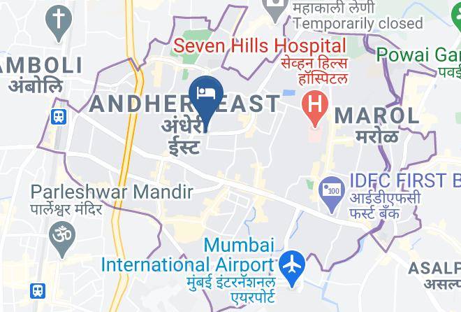 Mumbai - Radisson Mumbai Andheri Midc Maps