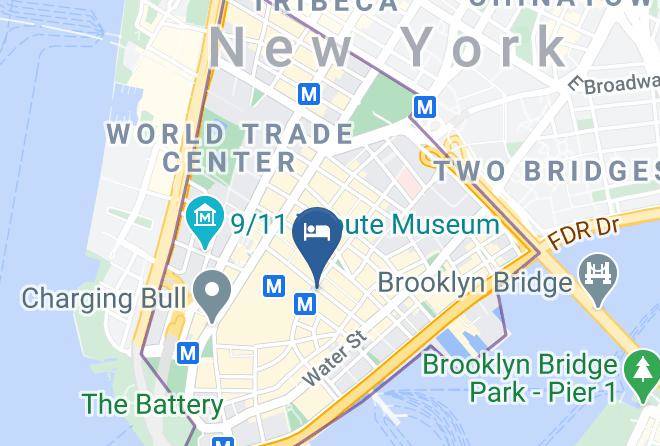New York - Radisson Hotel New York Wall Street Maps
